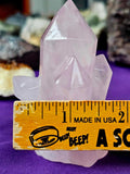 Rose Quartz Crystal Cluster Carving 🌹