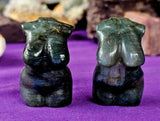 Labradorite Curvy Female Crystal Torso Figurine