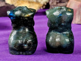 Labradorite Curvy Female Crystal Torso Figurine