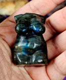Labradorite Curvy Female Crystal Torso Figurine