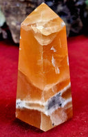 Honey Calcite Crystal Obelisk Tower🍯