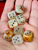 Banded Calcite Crystal Dice 🎲