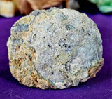 Blue Quartz Geode Half