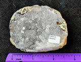 Blue Quartz Geode Half