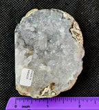 Blue Quartz Geode Half