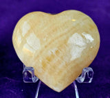 Creamsicle Calcite Crystal Puffy Heart ❤️