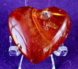 Carnelian Crystal Puffy Heart ❤️