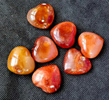 Carnelian Crystal Puffy Heart ❤️