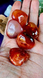 Carnelian Crystal Puffy Heart ❤️