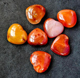 Carnelian Crystal Puffy Heart ❤️