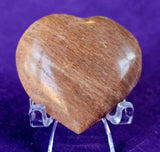 Orange Moonstone Crystal Puffy Heart ❤️ 🍊