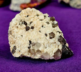 Raw Smokey Quartz in Fieldspar Crystal Box Specimen