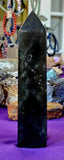 MD FLASHY Labradorite Obelisk Crystal Tower