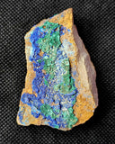 Raw Azurite, Chrysocolla, Malachite Crystal on Matrix