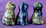 Sodalite Crystal Standing Kitty Cat Figurine 🐈😺😍