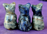 Sodalite Crystal Standing Kitty Cat Figurine 🐈😺😍
