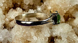 SS 925 Peridot Crystal Ring