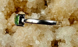 SS 925 Peridot Crystal Ring