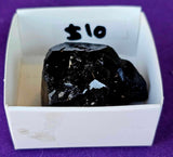 Raw Black Tourmaline Crystal Specimen