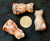 Red Veined Jasper Crystal Kitty Cat Figurine 🐈😺😍