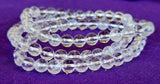 Clear Quartz Crystal Stretch Bracelet