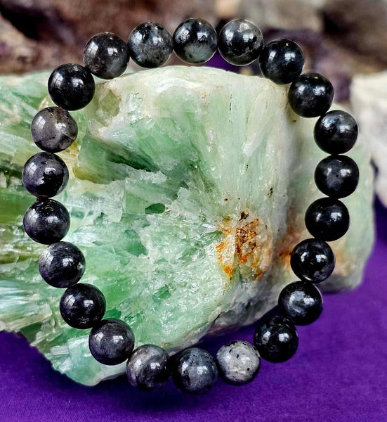 Larvikite Crystal Stretch Bracelet