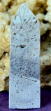 Snow Agate Obelisk Crystal Tower 🤍❄️🌨️