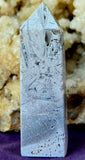 Snow Agate Obelisk Crystal Tower 🤍❄️🌨️
