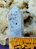 Snow Agate Obelisk Crystal Tower 🤍❄️🌨️