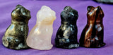 Assorted Crystal Standing Kitty Cat Figurine 🩷😺🐾💜🐈‍⬛✨💎