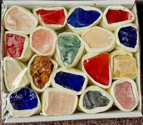 Assorted Raw Crystal Specimen Box