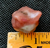 Pink Plum Blossom Jasper Crystal Standing Kitty Cat Figurine 😺 🐾🐈‍⬛✨🩷
