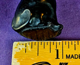 Black Obsidian Crystal Standing Kitty Cat Figurine 😺✨🖤🐾🐈‍⬛