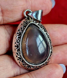 Assorted Crystal Silver Plated Teardrop Shaped Necklace