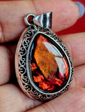 Assorted Crystal Silver Plated Teardrop Shaped Necklace