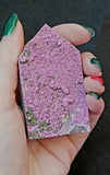 Raw Cut Cobaltoan Dolomite Obelisk Crystal Tower 🤩✨🩷😍🤯🌸🌷