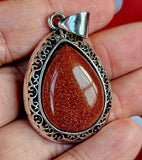 Assorted Crystal Silver Plated Teardrop Shaped Necklace