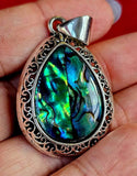Assorted Crystal Silver Plated Teardrop Shaped Necklace