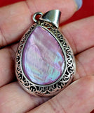 Assorted Crystal Silver Plated Teardrop Shaped Necklace