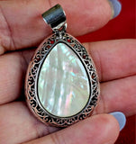 Assorted Crystal Silver Plated Teardrop Shaped Necklace