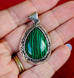 Assorted Crystal Silver Plated Teardrop Shaped Necklace