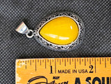 Assorted Crystal Silver Plated Teardrop Shaped Necklace