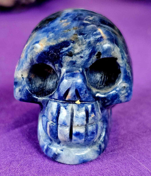 MD. Sodalite Crystal Skull 💀