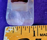 Rainbow Fluorite Crystal Tombstone Carving w/Funny Message 🪦💀