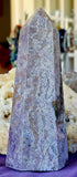 LG. Purple Ocean Jasper Crystal Tower 🦀 🪸 🌊 💜