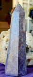 LG. Purple Ocean Jasper Crystal Tower 🦀 🪸 🌊 💜