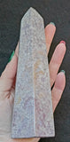 LG. Purple Ocean Jasper Crystal Tower 🦀 🪸 🌊 💜