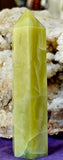 Yellow Serpentine Crystal Tower 💛✨💚🤩