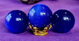 SM. Assorted Cat Eye Crystal Sphere 💚💙🩶🔮❤️💜💛