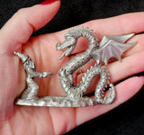 Spoontiques Vintage Pewter Wizard & Dragon 🐉🐲🔮🧙‍♀️🧙‍♂️